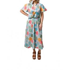 NEW HOLLY SHAE DESIGN women's gretchen dress in buoyant buoys